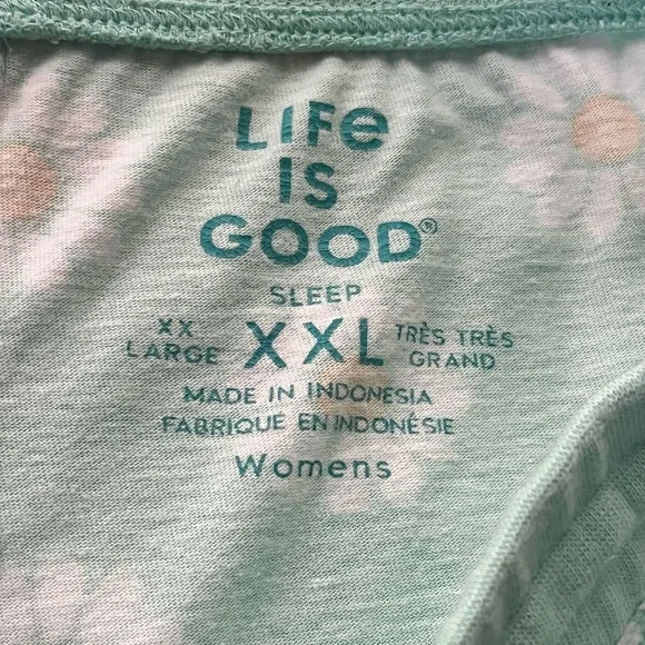 Life is Good Sleep Pants XXL Bundle GUC Comfy Loungewear Cozy Floral Paw Print - Picture 3 of 12
